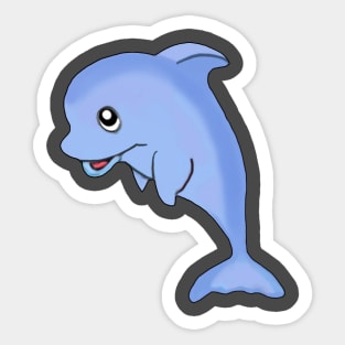 Cute Dolphin Sticker